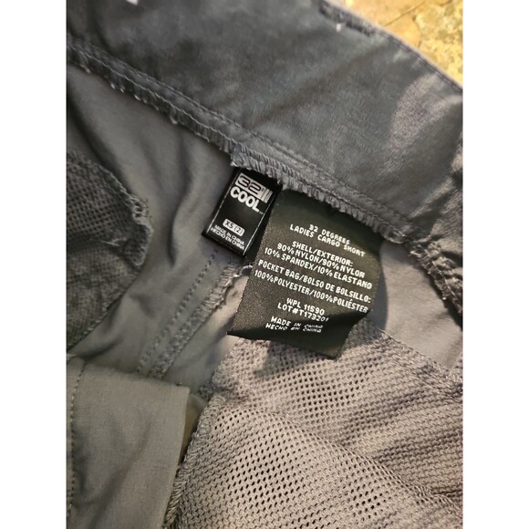 32 Degrees Cool Cargo Shorts Women's XS 2 Gray (A48) - Picture 4 of 8